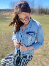 Load image into Gallery viewer, A Girls Best Friend Denim Jacket

