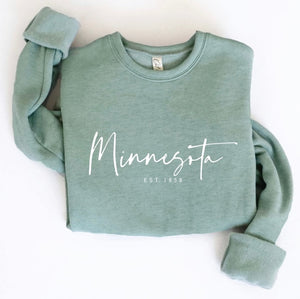 Minnesota Est. 1858 Sweatshirt - Sage