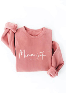Minnesota Est. 1858 Sweatshirt - mauve