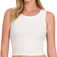 Load image into Gallery viewer, Summer Break Tank Ivory
