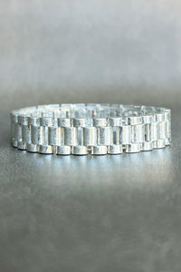 Millie Bracelet-Worn Silver