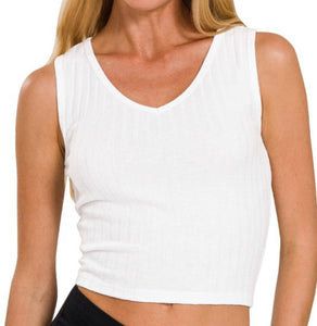 Spring Break Top Ivory