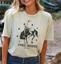 Load image into Gallery viewer, Free Indeed Faith Inspired Graphic Tee
