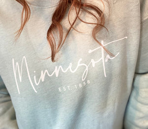 Minnesota Est. 1858 Sweatshirt - Sage