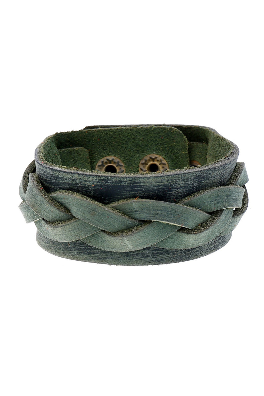 Olive Leather Bracelet