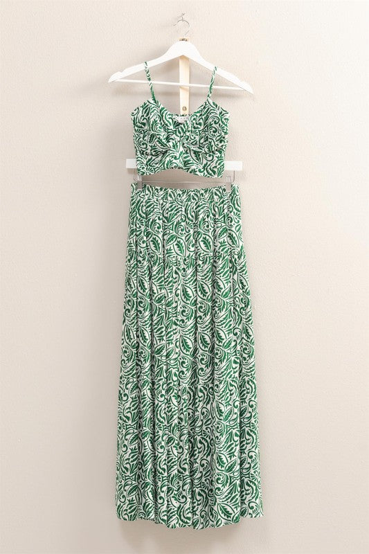 Paisley Tiered Skirt