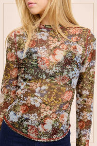 Hazel Sheer Mesh Top
