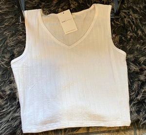 Spring Break Top Ivory