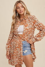 Load image into Gallery viewer, Falling Leaves Shirt Dress
