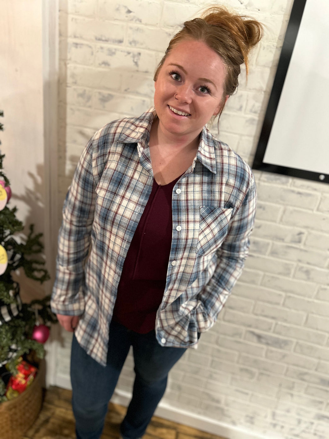 Bonfire Nights Plaid Shirt