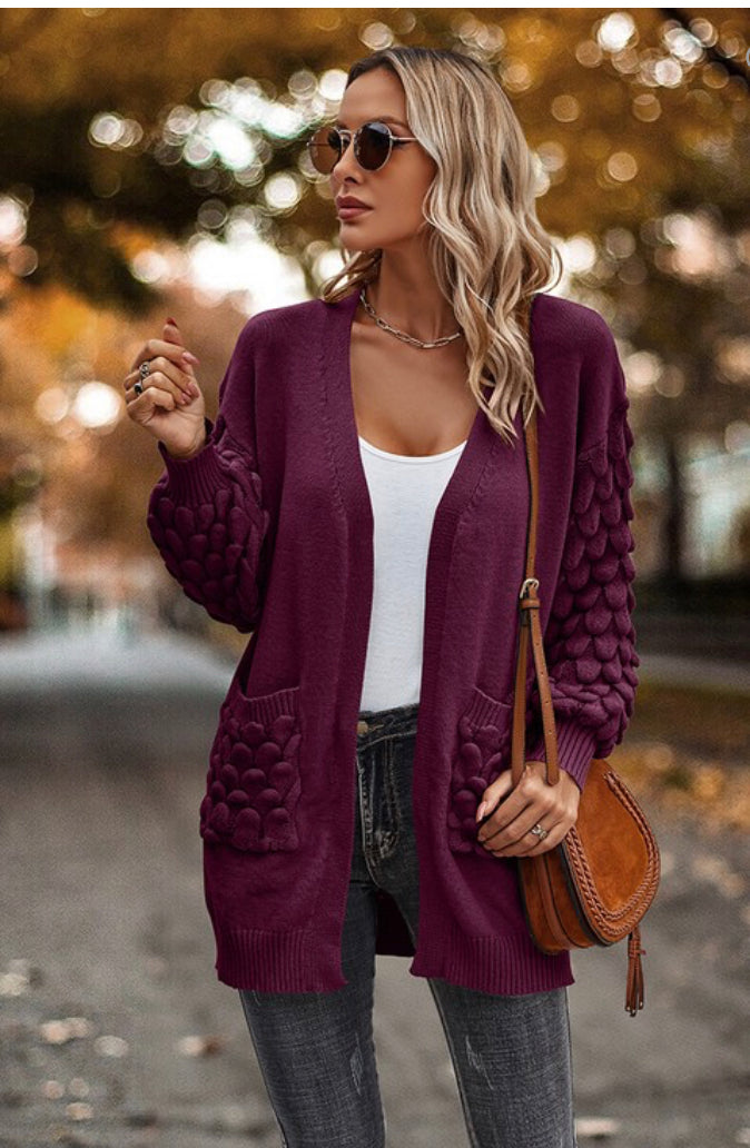 You Had Me at Merlot Cardigan