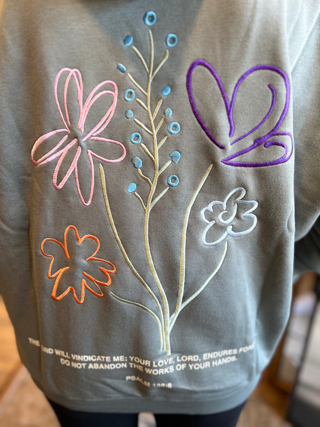 God's Still Working -Embroidered Hoodie