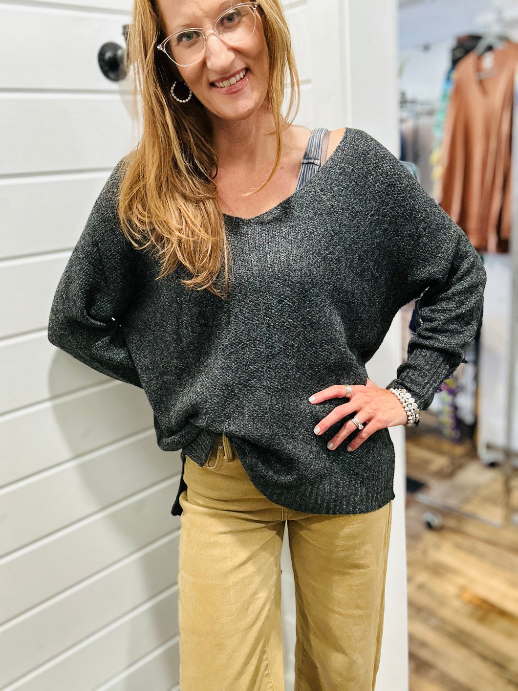 MB Winnie Sweater Charcoal