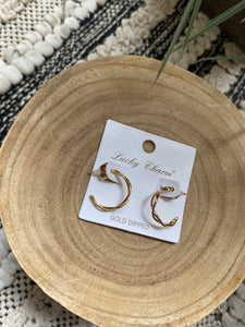 Yours Truly Hoop Earrings