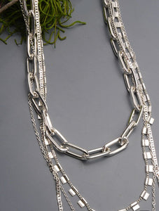Jagger Chain Necklace Silver