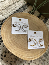 Load image into Gallery viewer, Yours Truly Hoop Earrings
