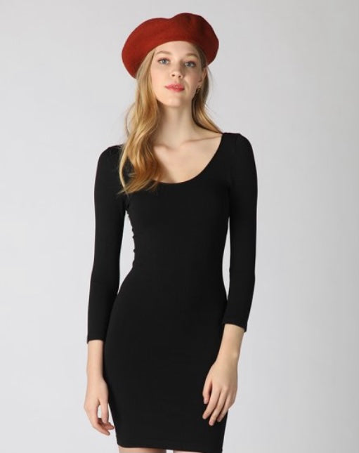 NB 3/4 Sleeve Scoop Neck Tunic