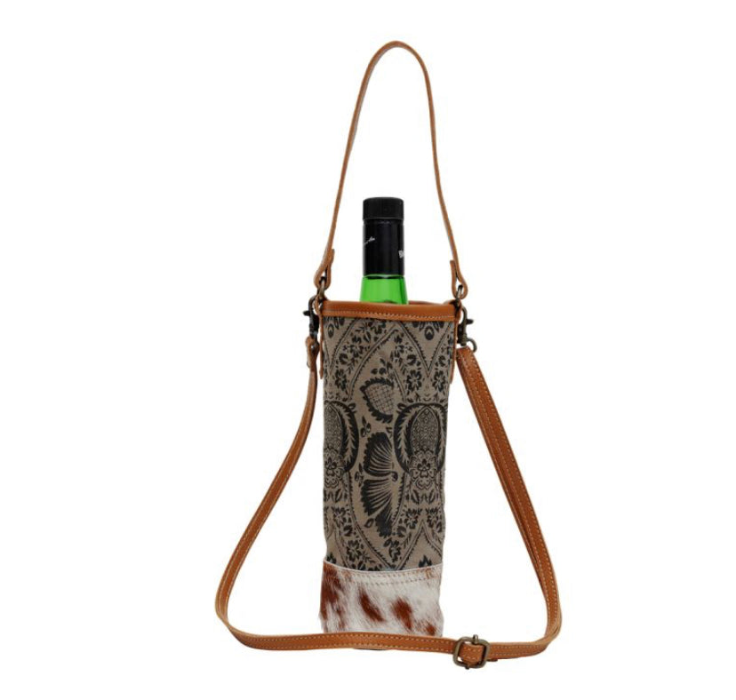 Leafy Wine Bottle Bag