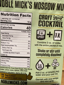 Moscow Mule Craft Mix .21oz