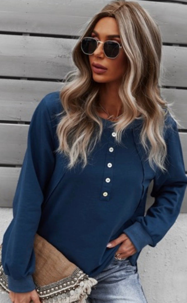 Blue Truth Crewneck